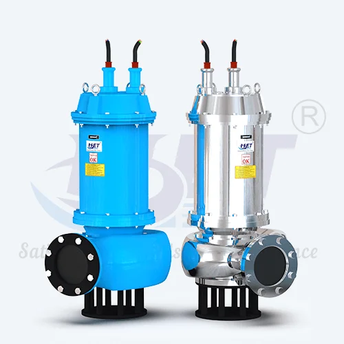 non clog sewage submersible high discharge pump hdsew series