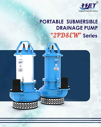 2pdsew portable submersible drainage pump